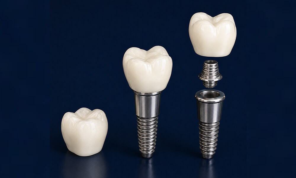 dental implants - made of titanium